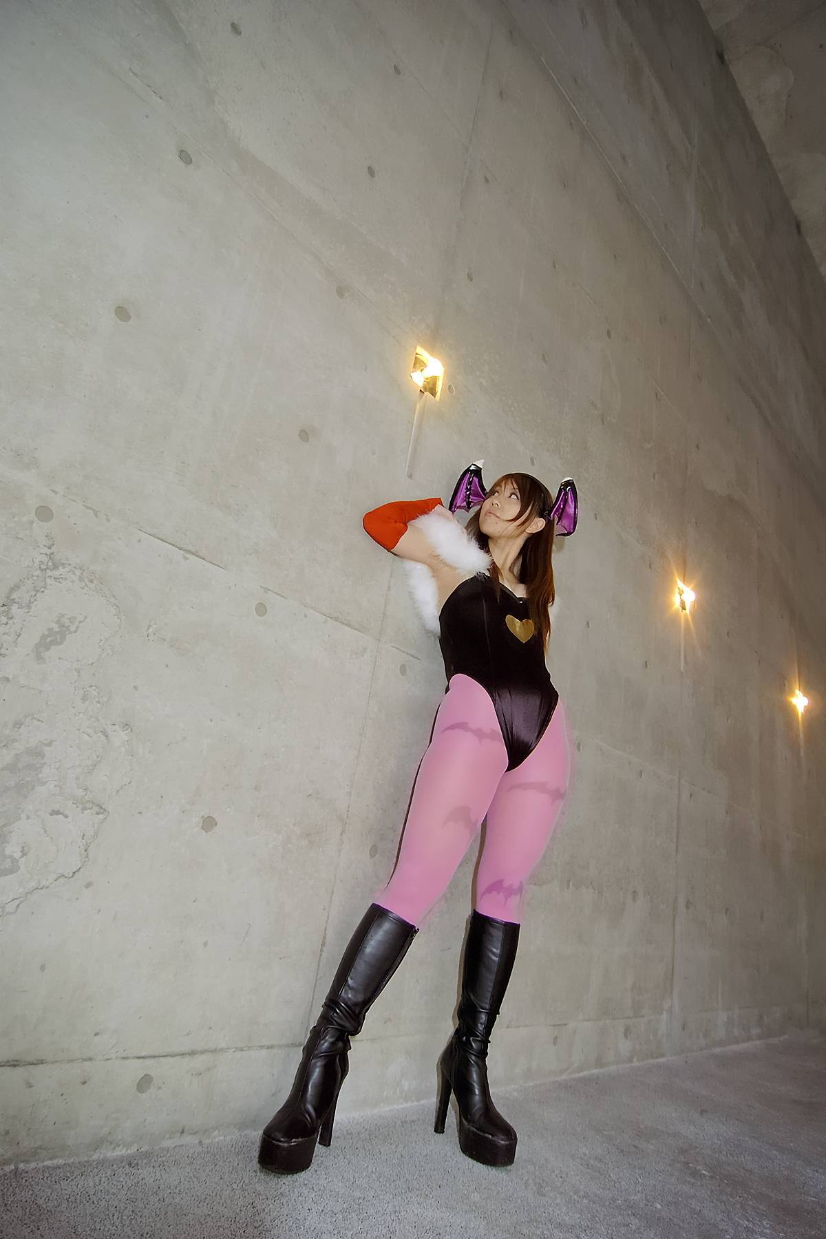 [Cosplay] 2013.04.08 Hot Lilith and Morrigan sexy Cosplay